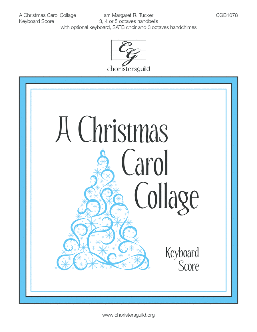 A Christmas Carol Collage - Keyboard Score Handbell Choir scores gallery preview page 1