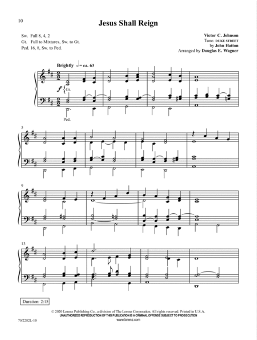 In Peace and Joy In Peace and Joy Organ Solo scores gallery preview page 4
