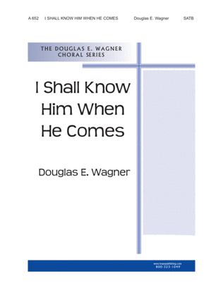 Book cover for I Shall Know Him When He Comes-Digital Download