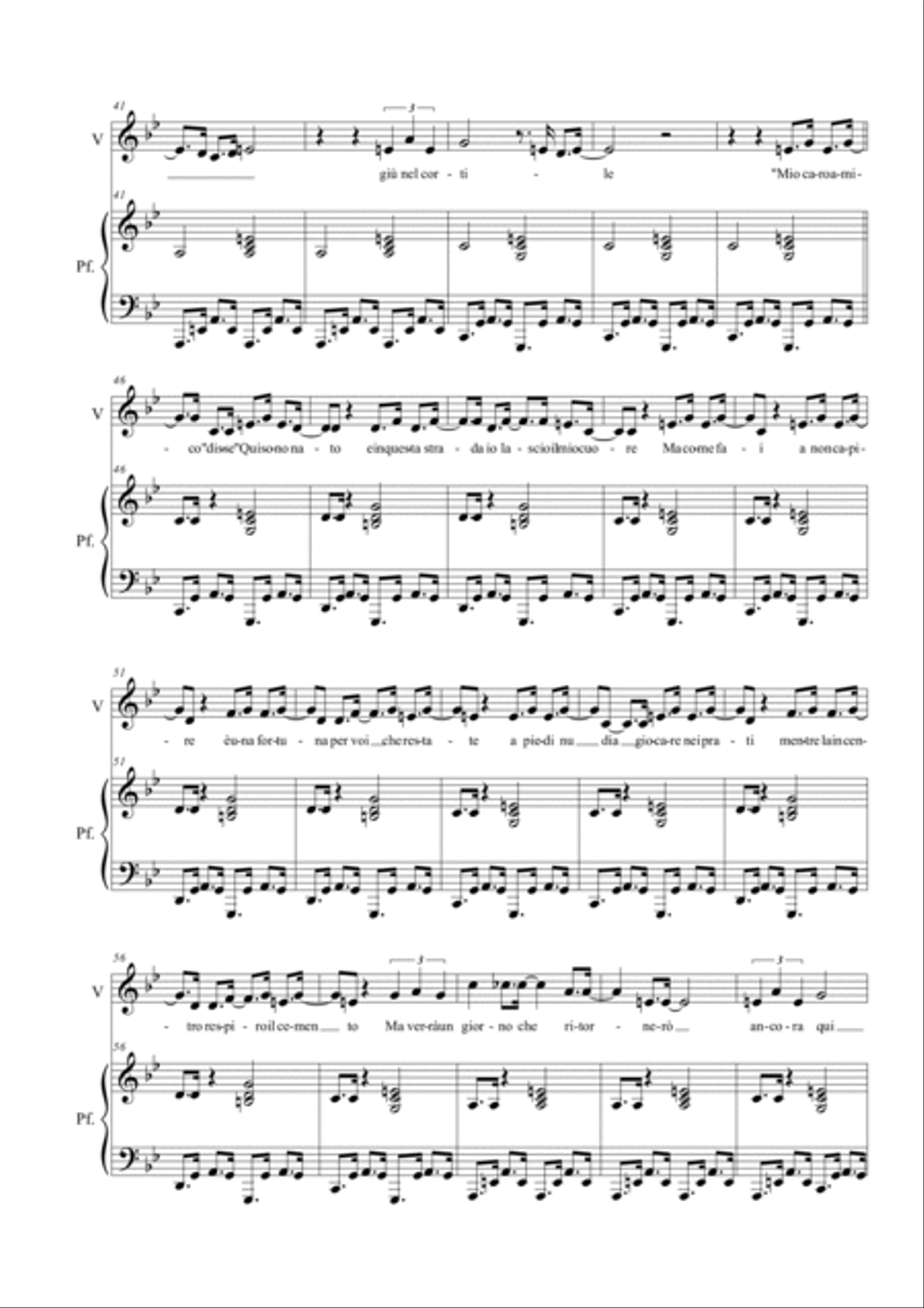 Il ragazzo della via Gluck. Voice and piano Voice Solo scores gallery preview page 3