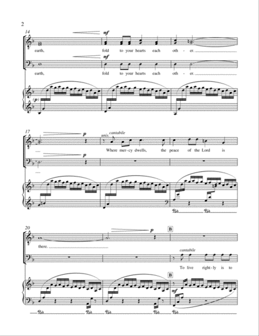 The Tree of Peace TTBB scores gallery preview page 3