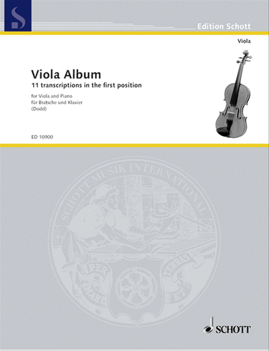 Viola Album Piano Accompaniment scores gallery preview page 1