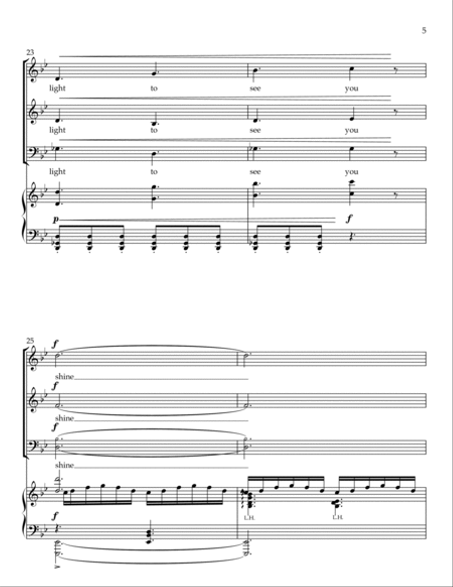 Golden Hour 3-Part scores gallery preview page 5