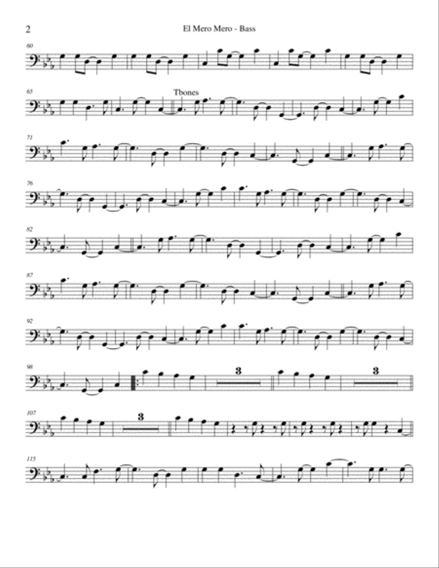 El Mero Mero Jazz Ensemble scores gallery preview page 2
