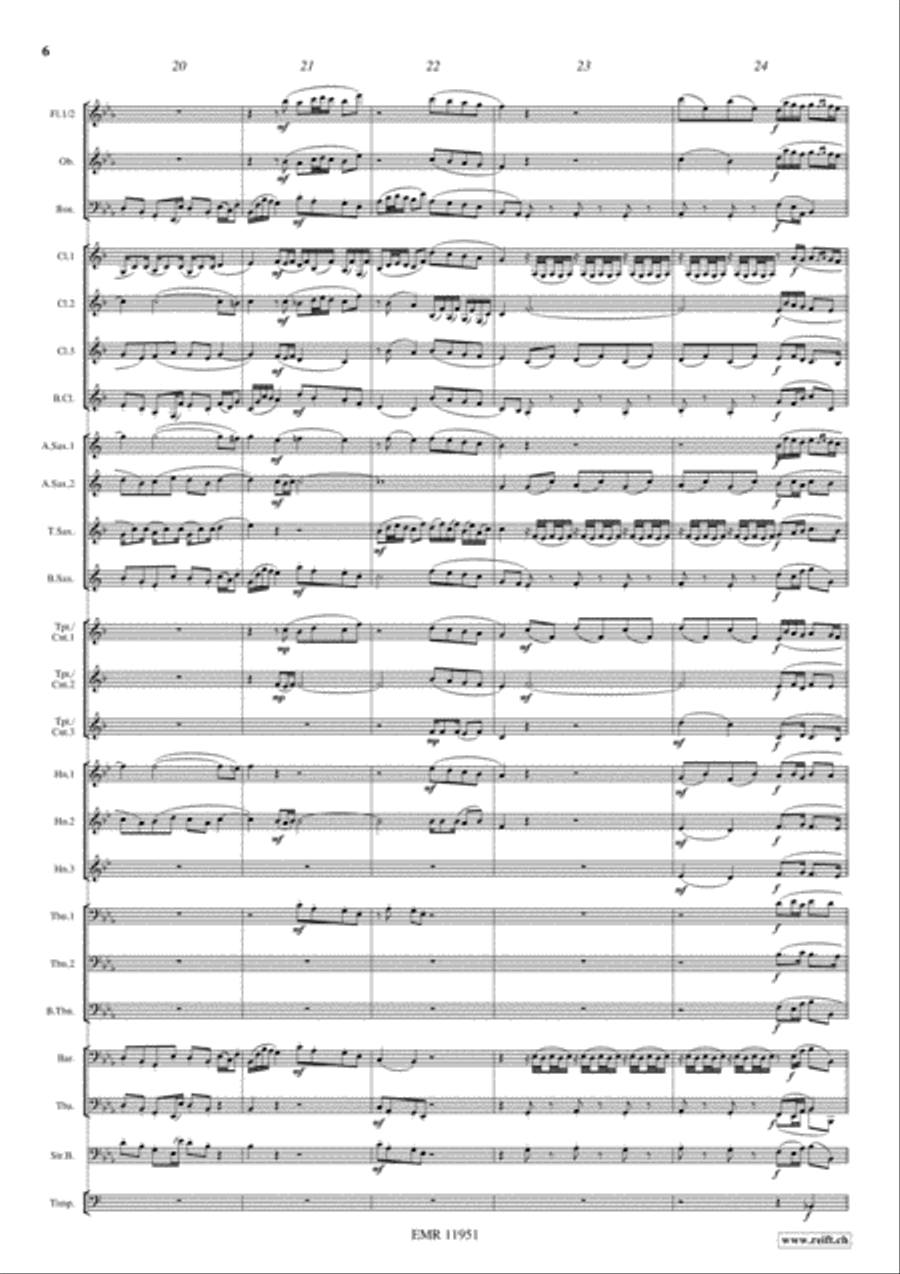 The Harmonious Blacksmith Concert Band scores gallery preview page 7