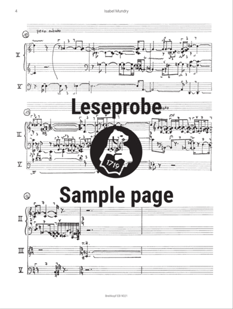 Innenräume Organ scores gallery preview page 4