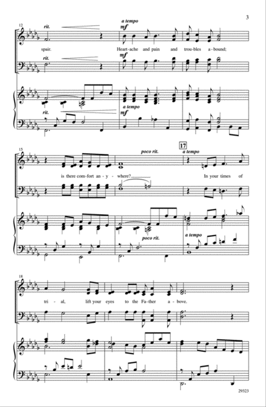 He Will Quiet You He Will Quiet You 4-Part scores gallery preview page 3