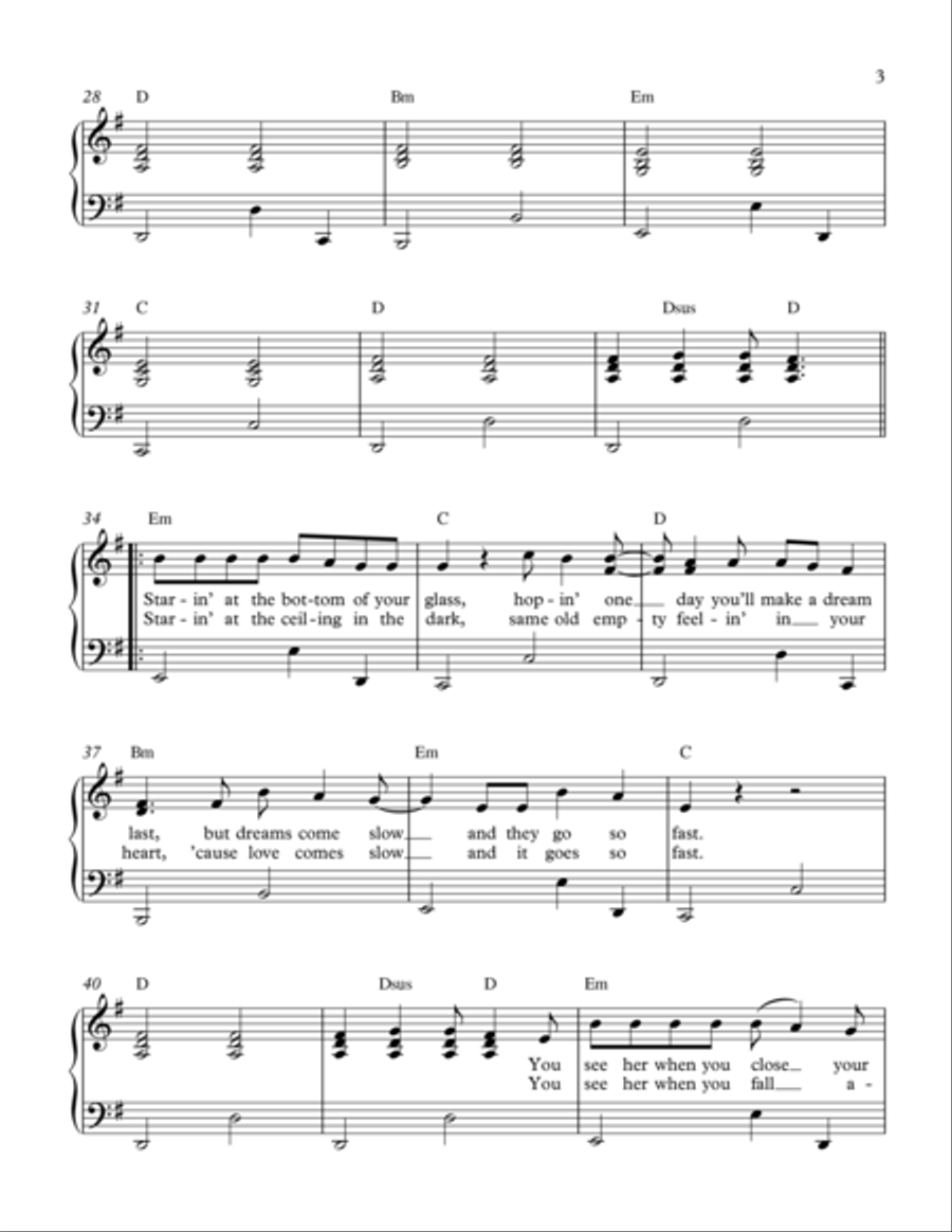 Let Her Go Voice scores gallery preview page 3