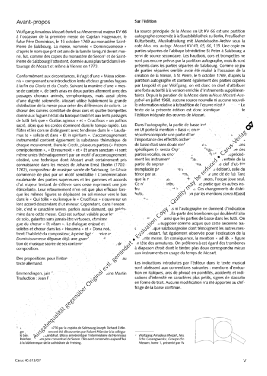 Mass in C (Missa in C) Mass in C (Missa in C) 4-Part scores gallery preview page 6