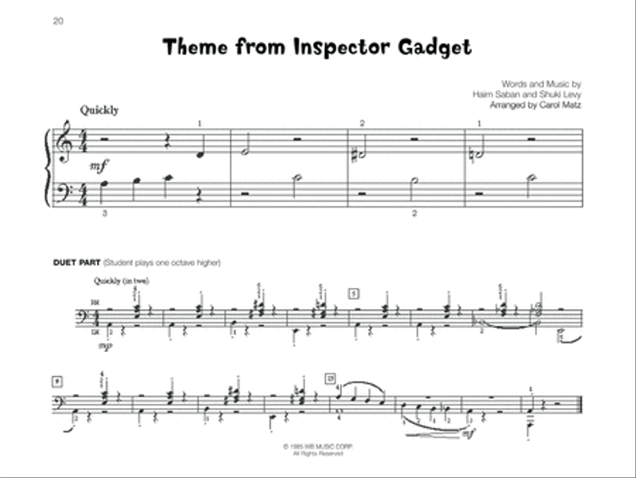 Famous & Fun Pop, Book 1 Piano Method scores gallery preview page 5