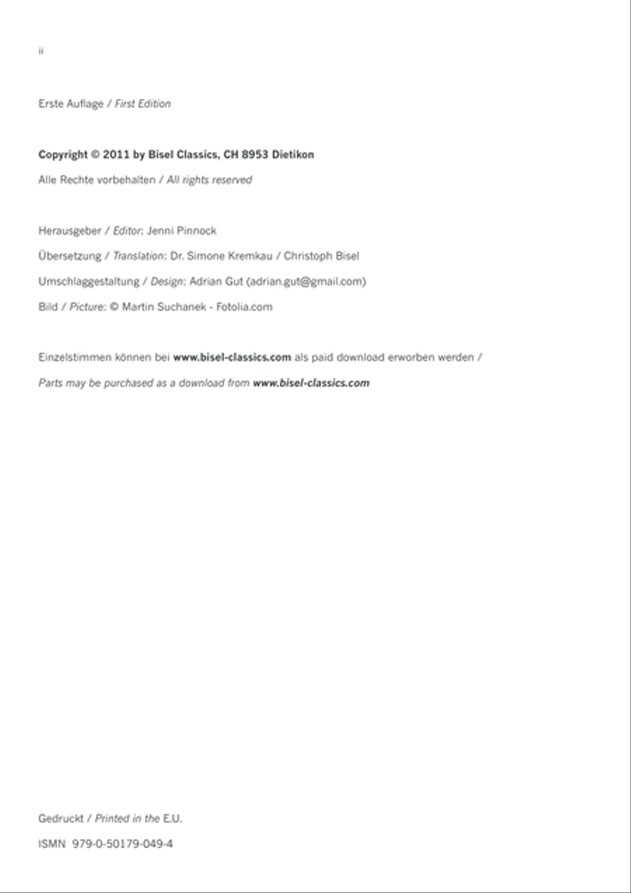 Concerto in C-Moll, Opus 12 Orchestra scores gallery preview page 4