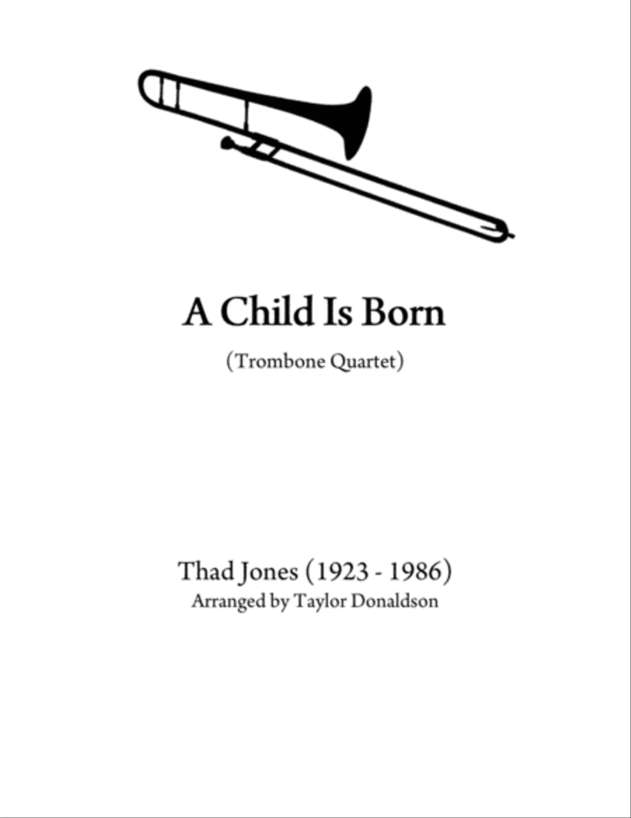 A Child Is Born A Child Is Born Brass Ensemble scores gallery preview page 1