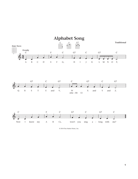 Alphabet Song (from The Daily Ukulele) (arr. Liz and Jim Beloff)