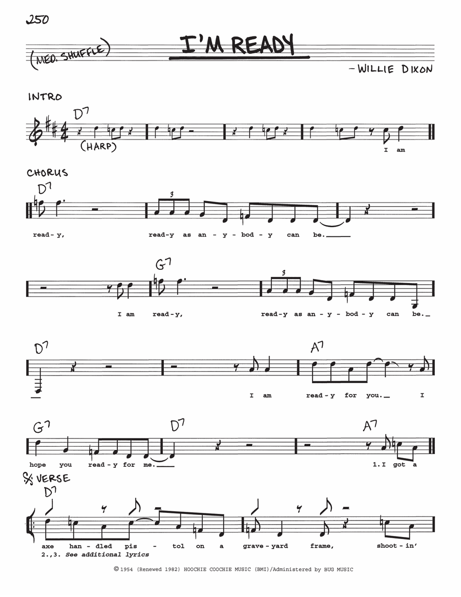 I'm Ready Voice scores gallery preview page 1