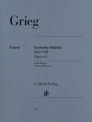 Book cover for Greig - Lyric Pieces Op 65 Urtext