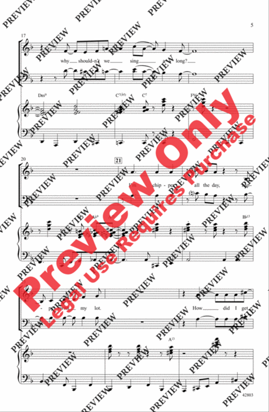 Swing's the Thing! 3-Part scores gallery preview page 4