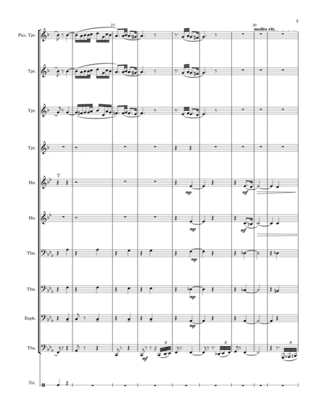 HUNGARIAN FANTASIE for Brass Ensemble/Choir image number null