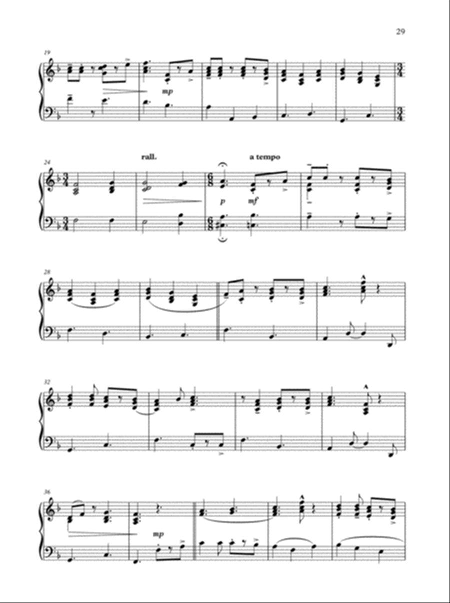 Jazz on a Winter's Night + CD Piano Solo scores gallery preview page 11