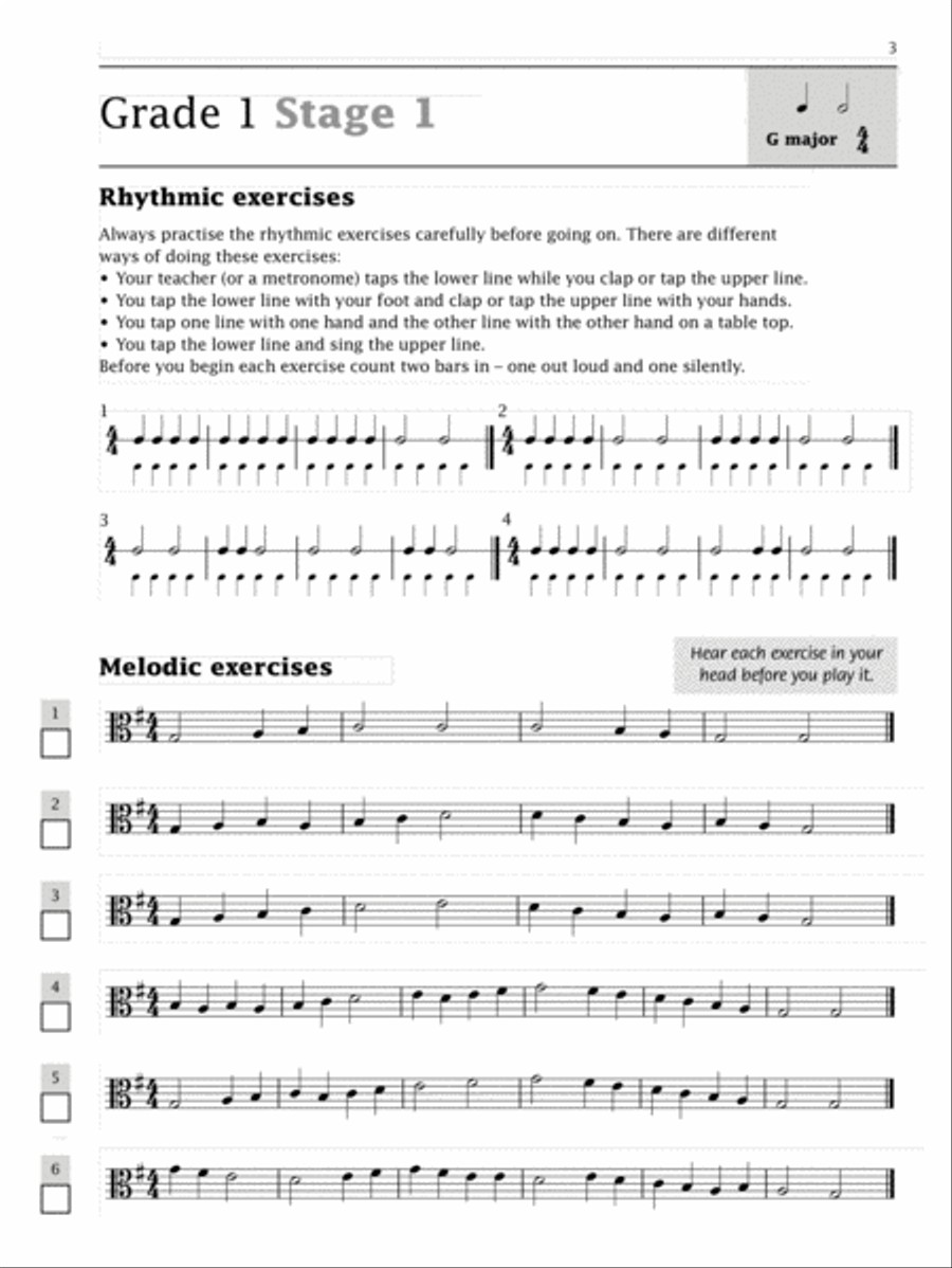 Improve Your Sight-reading! Viola, Grade 1-5 Viola scores gallery preview page 2