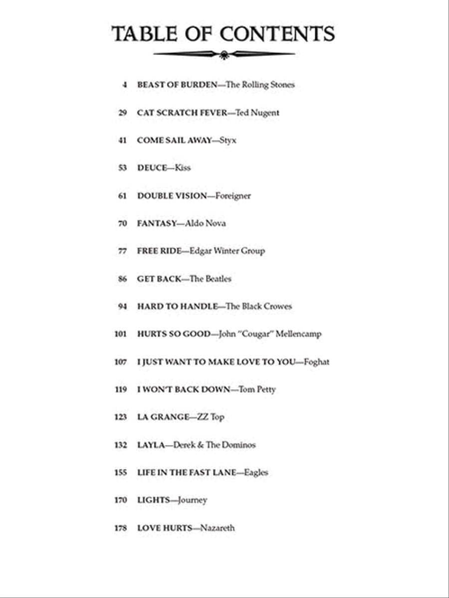Classic Rock Guitar Bible – 2nd Edition Electric Guitar scores gallery preview page 2