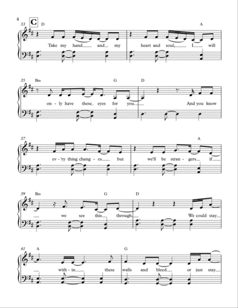 One Piano Solo scores gallery preview page 4