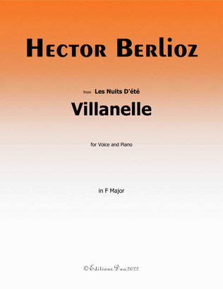 Villanelle, by Berlioz, in F Major