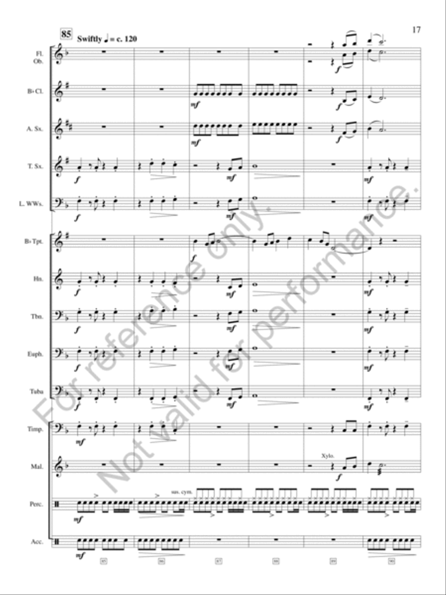 Iditarod Iditarod Concert Band scores gallery preview page 18