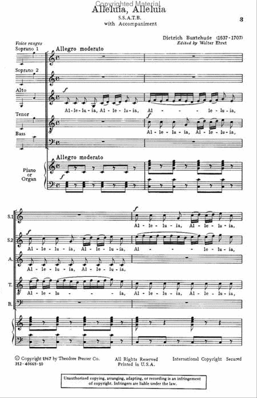 Alleluia, Alleluia Choir scores gallery preview page 2