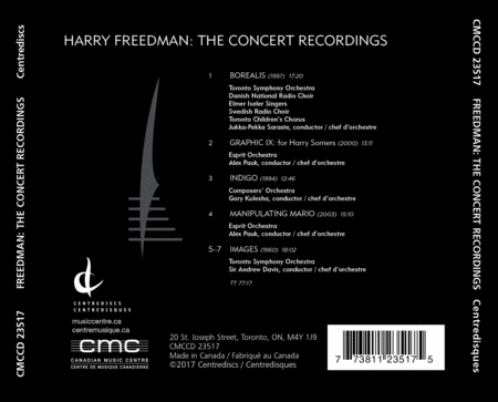 Harry Freedman: The Concert Recordings