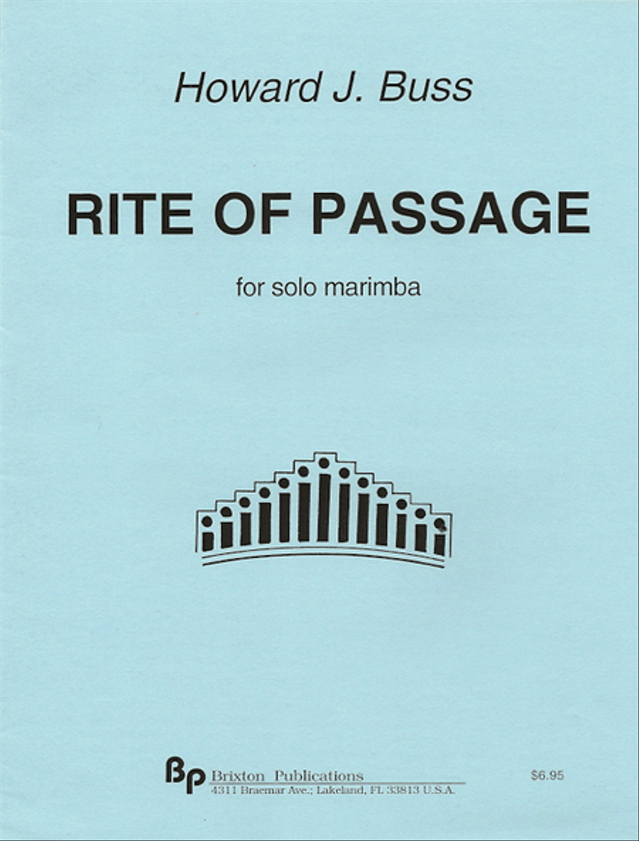 Rite of Passage Marimba scores gallery preview page 1