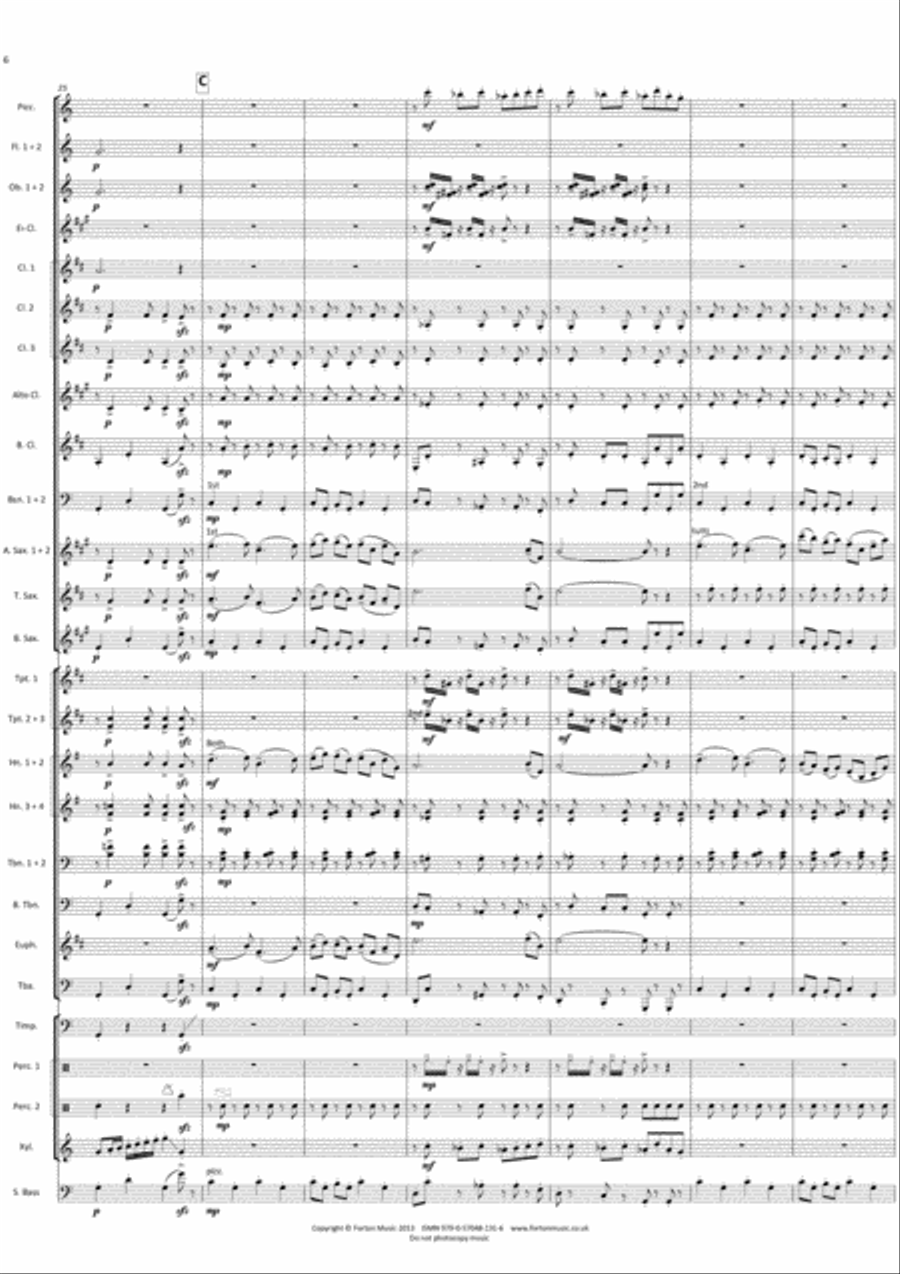 Radio Days Concert Band scores gallery preview page 6