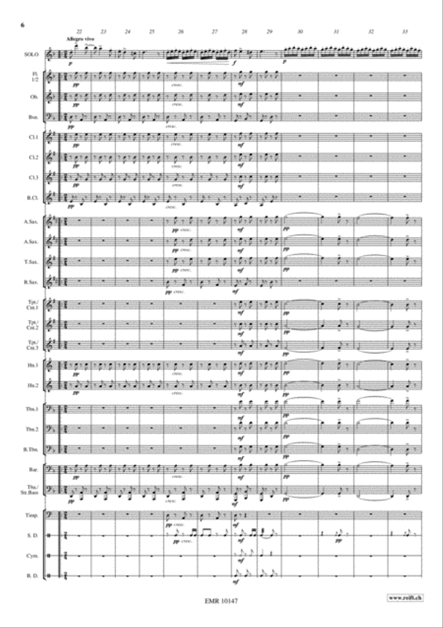 Csardas Concert Band scores gallery preview page 7
