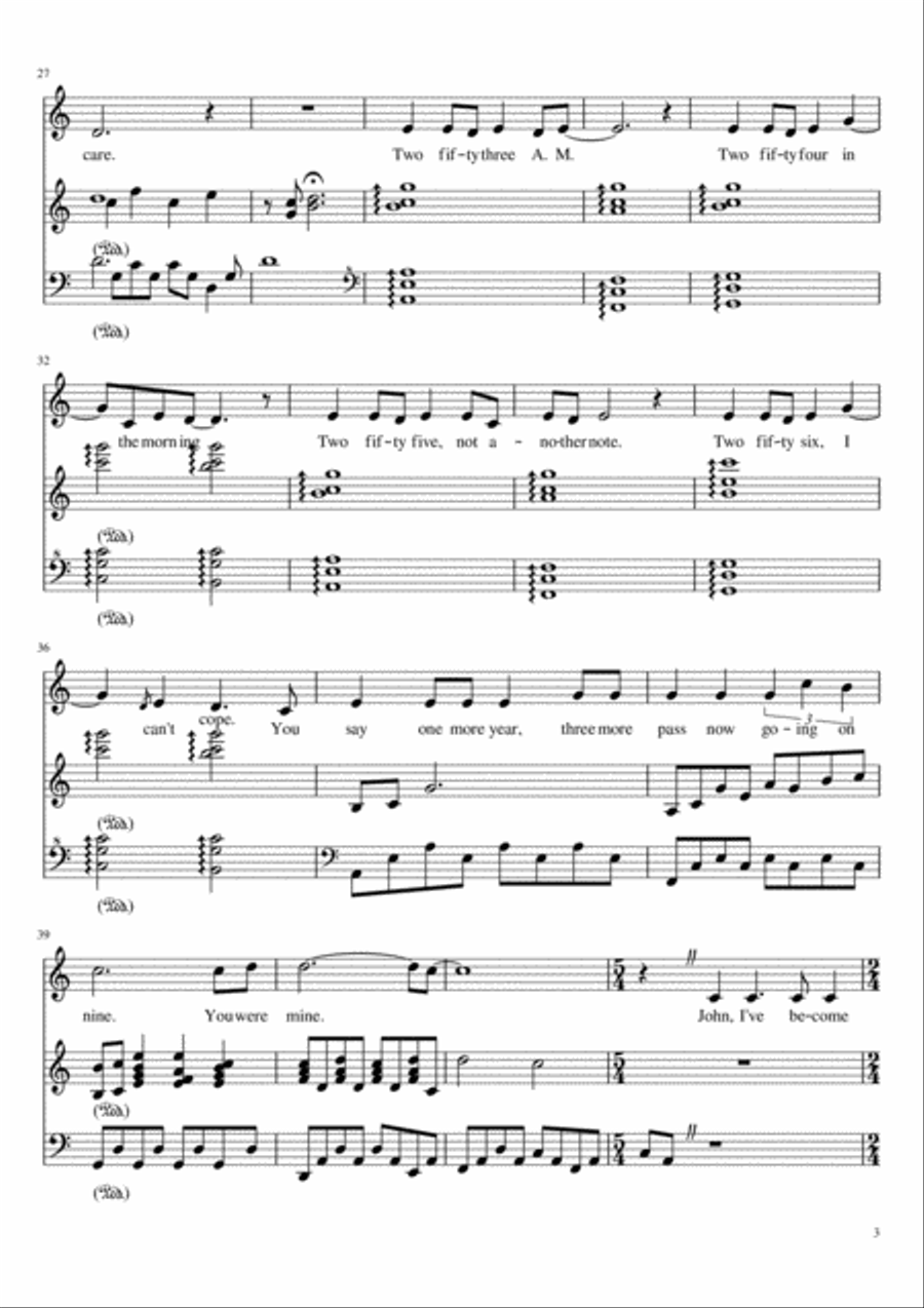 Numbers of the Night Voice scores gallery preview page 4