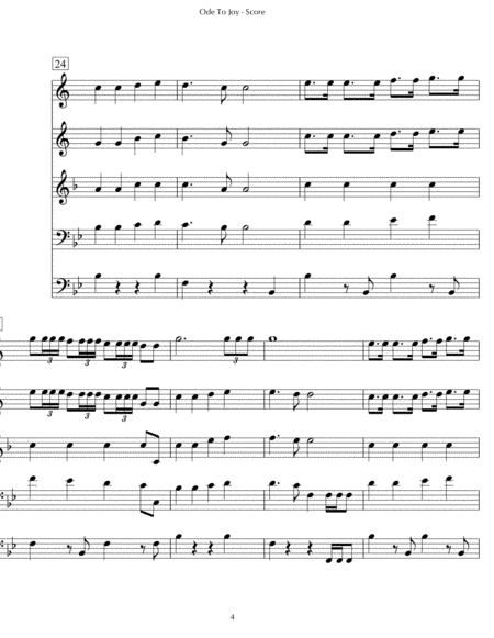 Ode to Joy (from Church Music for Brass Quintet) image number null
