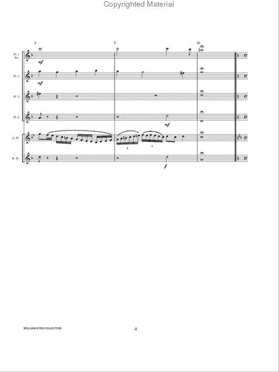 Children's March: Flute Choir scores gallery preview page 4