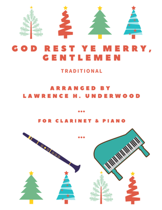 Book cover for God Rest Ye Merry, Gentlemen for Solo Clarinet