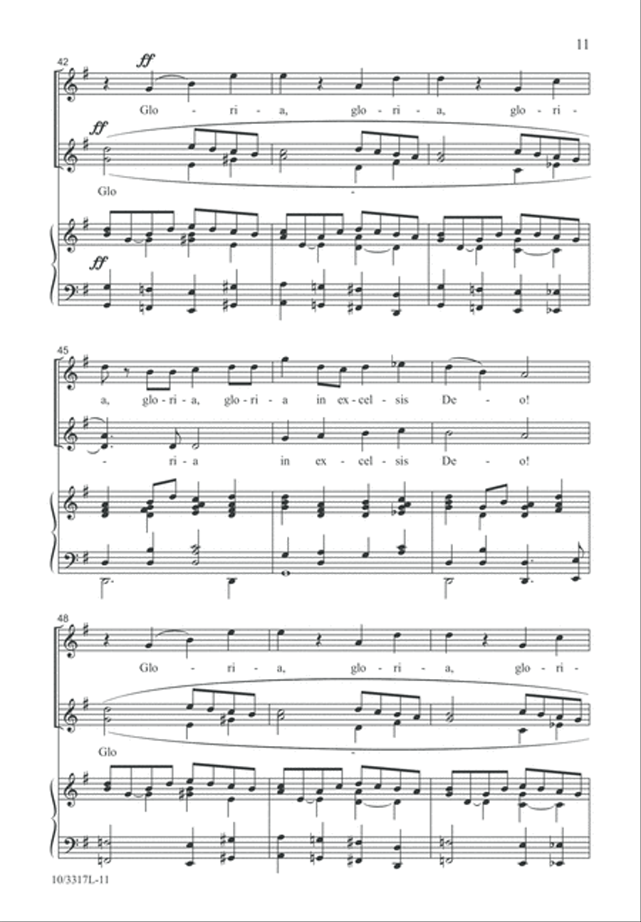 Hymns for Christmas 2 4-Part scores gallery preview page 12