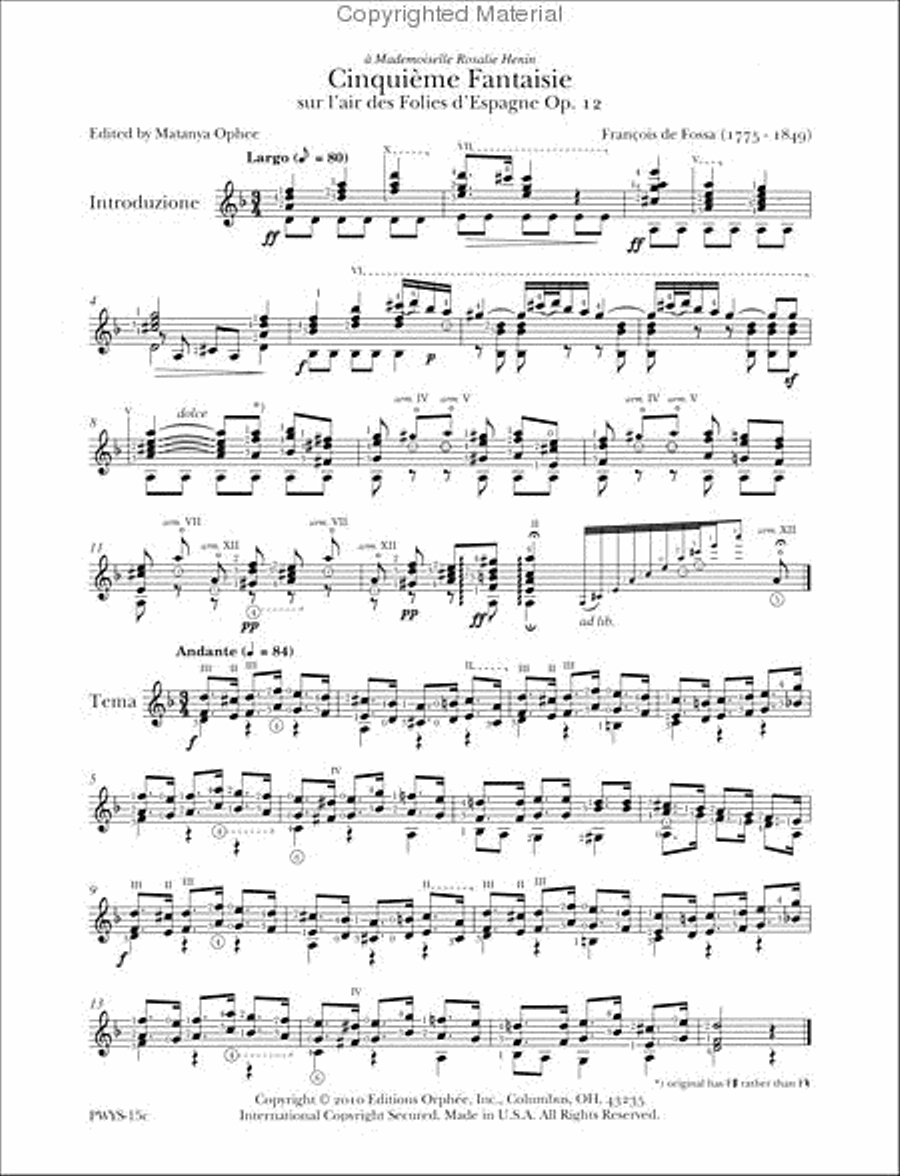 Cinquième Fantaisie Chamber Music scores gallery preview page 2