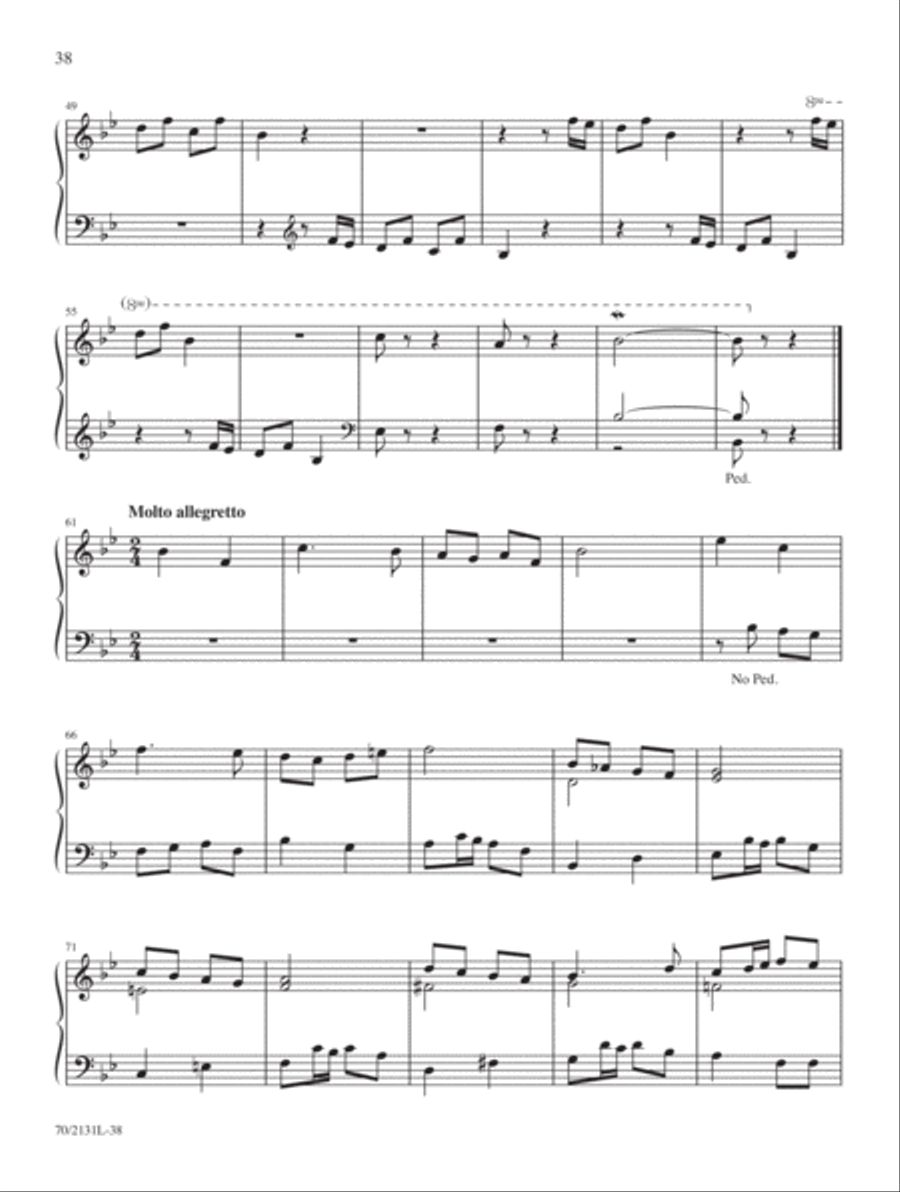 Eight New Little Preludes & Fugues Organ Solo scores gallery preview page 14