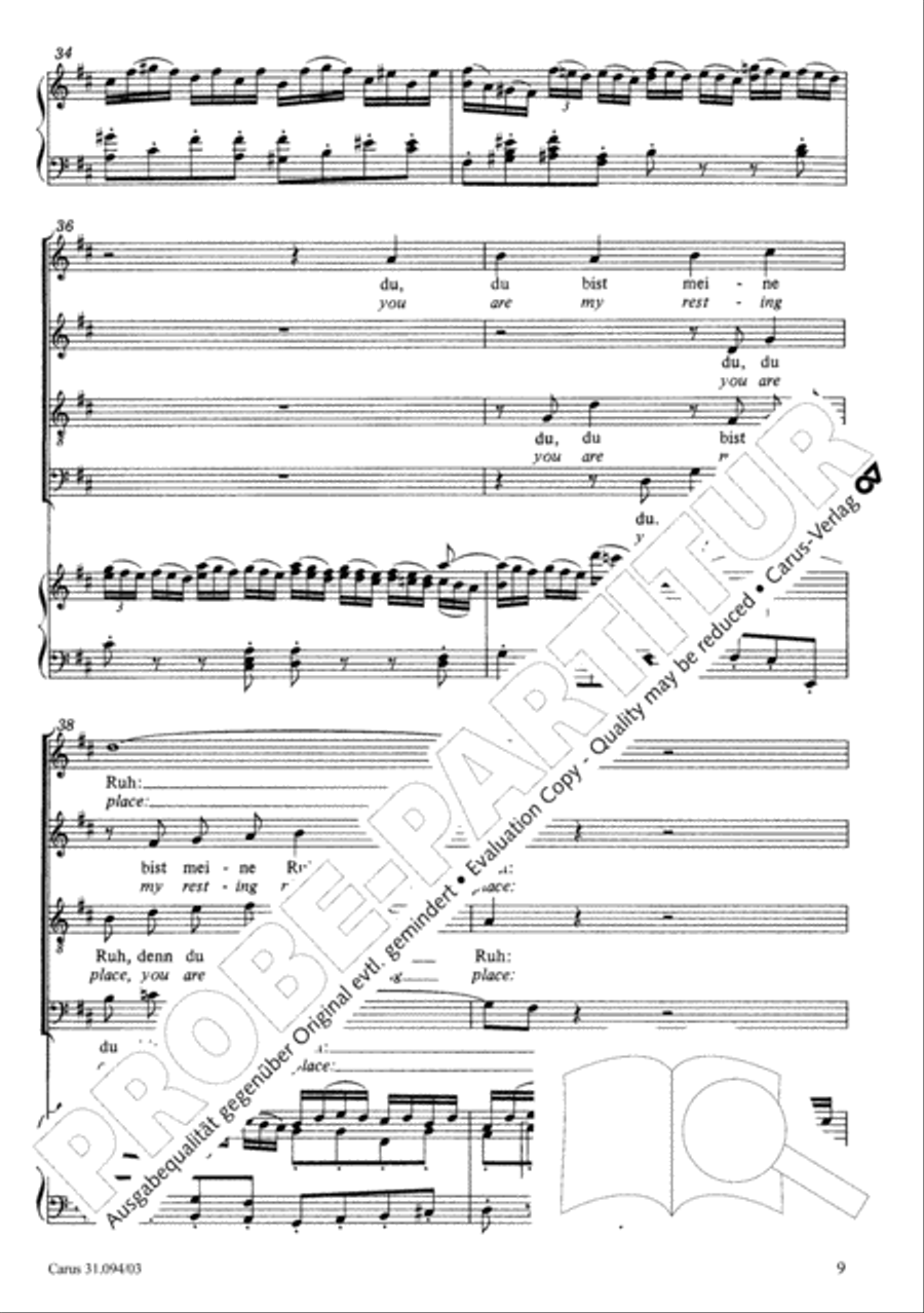 What has this world to give (Was frag ich nach der Welt) 4-Part scores gallery preview page 10