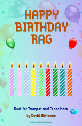 Happy Birthday Rag, for Trumpet and Tenor Horn Duet