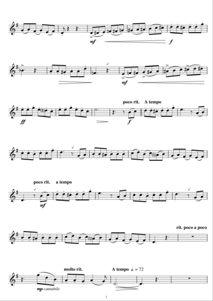 Fawlty Towers Flute Solo scores gallery preview page 2