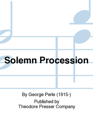 Book cover for Solemn Procession