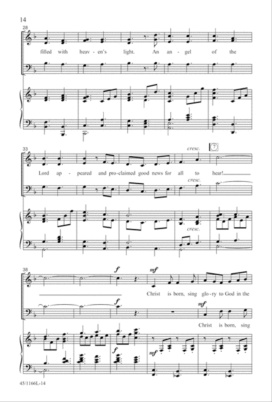 12 Carols for about 12 Singers 3-Part scores gallery preview page 15