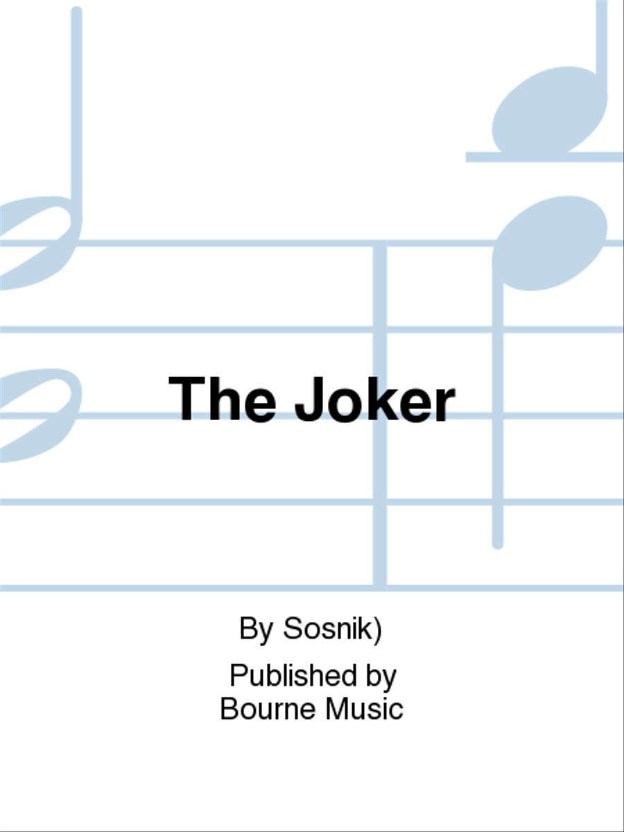The Joker Percussion scores gallery preview page 1