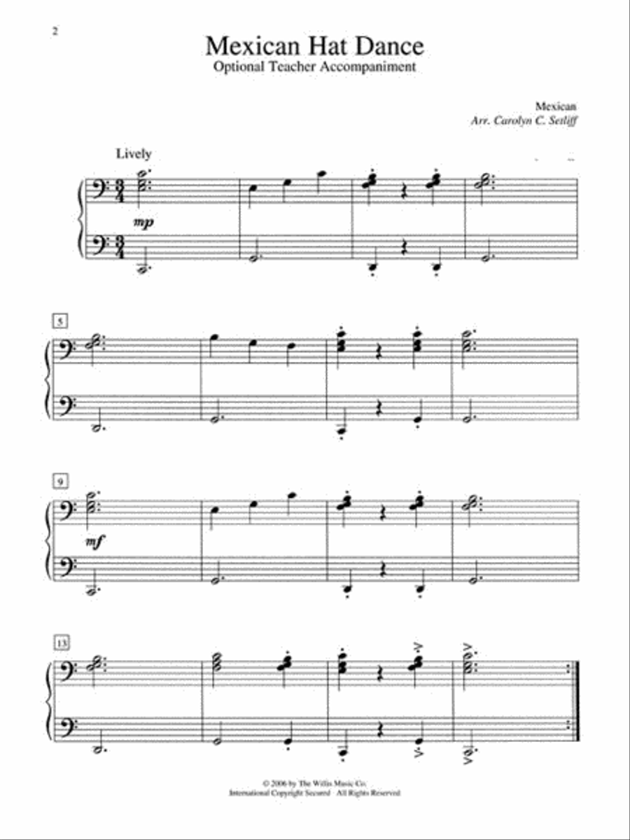 Teaching Little Fingers to Play More Songs from Many Lands Piano Method scores gallery preview page 3