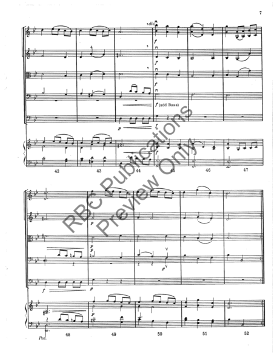 Vier Stucke String Orchestra scores gallery preview page 8