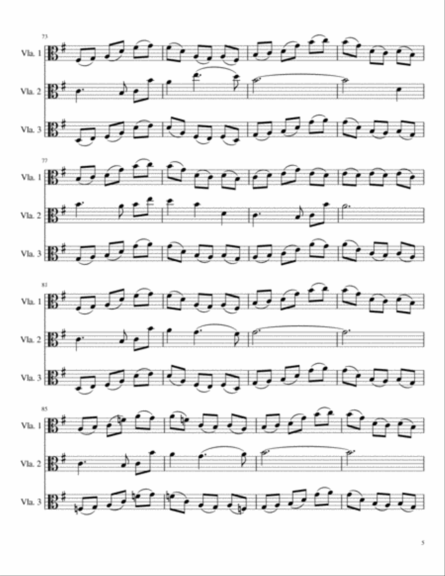 A Discussion For Three Violists-Viola Trio String Trio scores gallery preview page 5