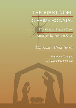 Book cover for The First Noel (O Primeiro Natal) - Piano and Trumpet