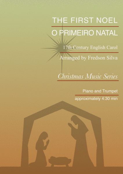 The First Noel (O Primeiro Natal) - Piano and Trumpet image number null